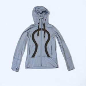 Vintage Light Blue Lululemon hooded jacket